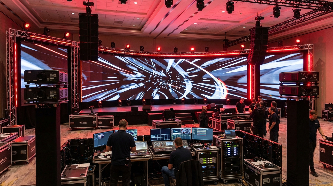 Professional AV Display Equipment Management