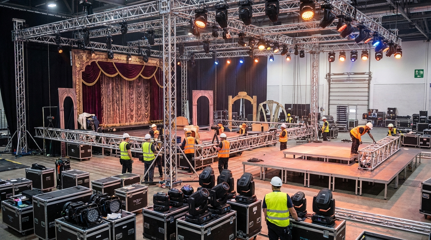 Professional Stage and Decoration Equipment Management