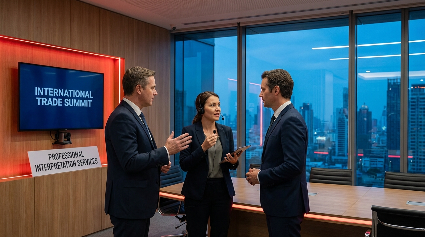 Translation of Corporate Meetings and Bilateral Meetings