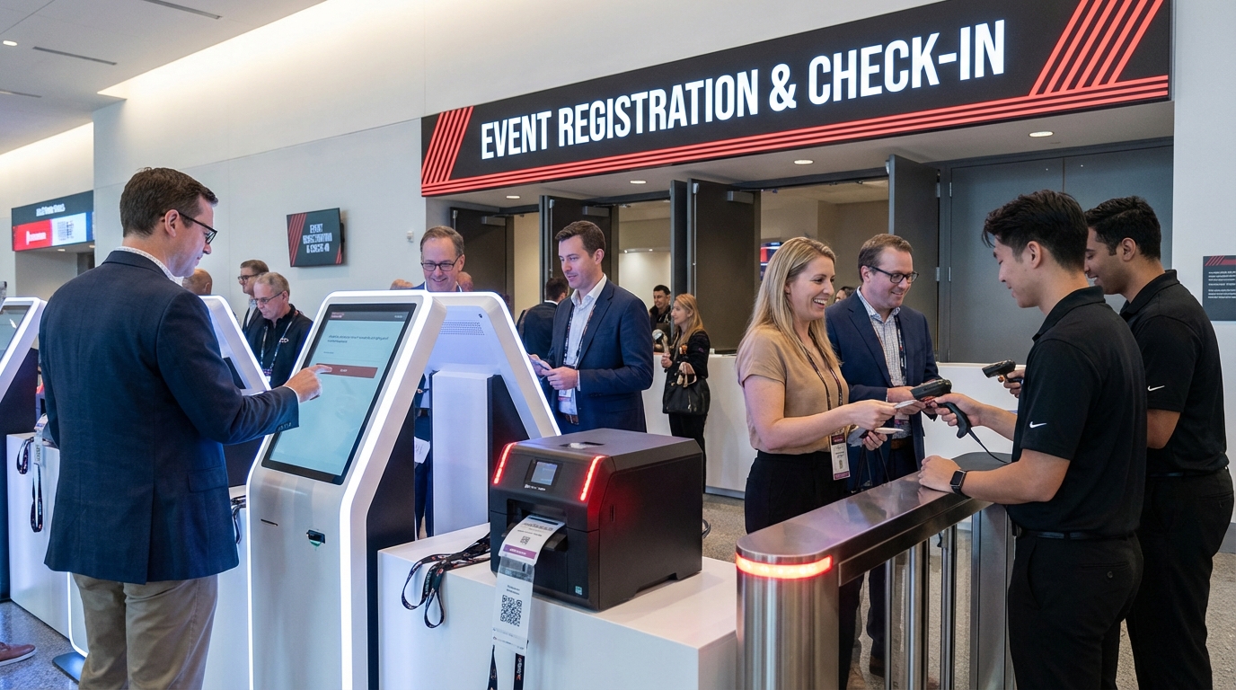 Automatic Registration and Badge Printing Systems