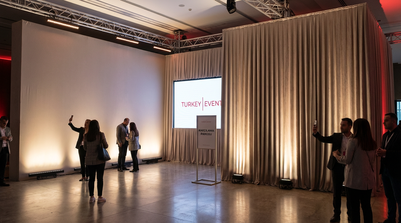 Illuminated and Fabric Backdrop Models