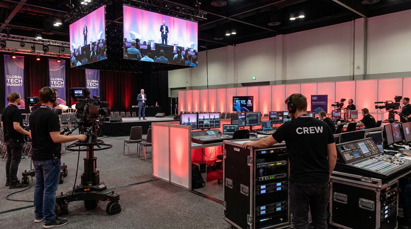 Live Streaming and Multi-Camera Broadcast Live Streaming