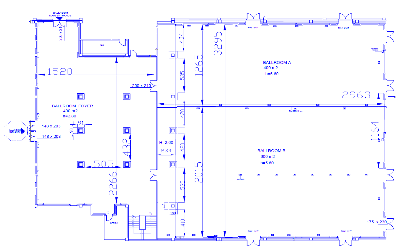 Grand Ballroom A and B